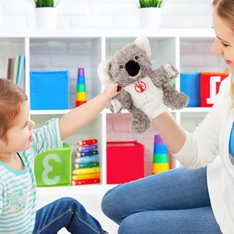 Marionnettes à Main en Forme d'Ours en Forme de Koala pour Homme, Jouet Créatif, Réaliste, Animal, Compagnon de Jeu