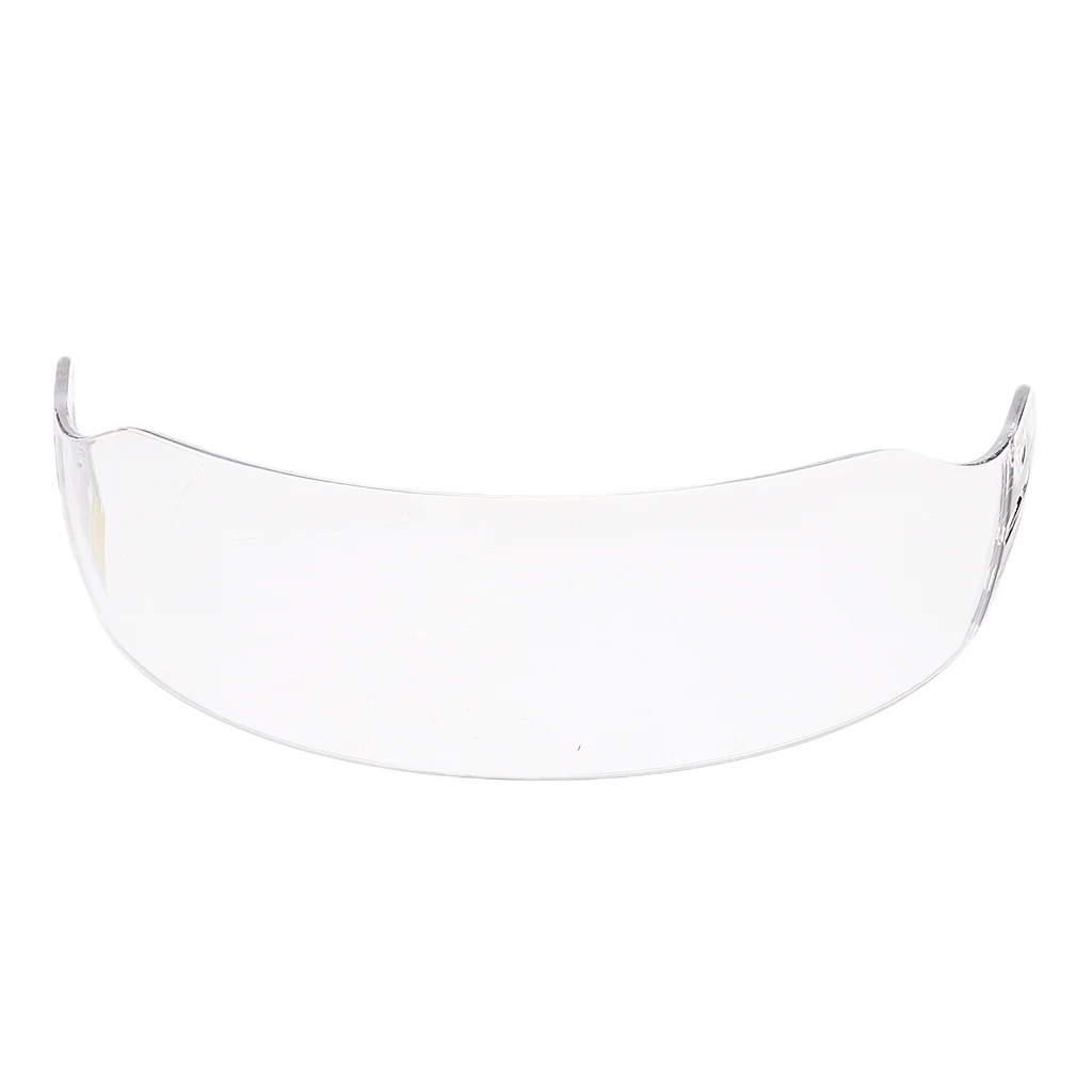 CE Certificated Anti-scratch Anti-fog Ice Hockey Visor Clear View Face Shield Half Shield Protectors Spectacles with Mounting