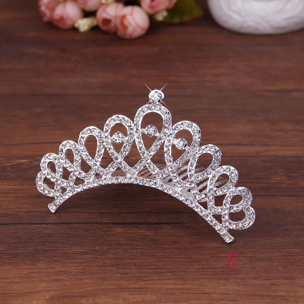 

Children Bridal Hair Comb Headband Crown Tiara Shiny Hair Styling Accessories Fashion Accessories Wedding Jewelry Headwear