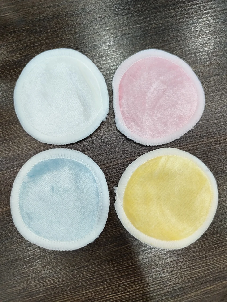 10 قطعة قابلة لإعادة الاستخدام الخيزران القطن مزيل ماكياج منصات قابل للغسل جولات التطهير الوجه القطن يشكلون إزالة منصات أداة