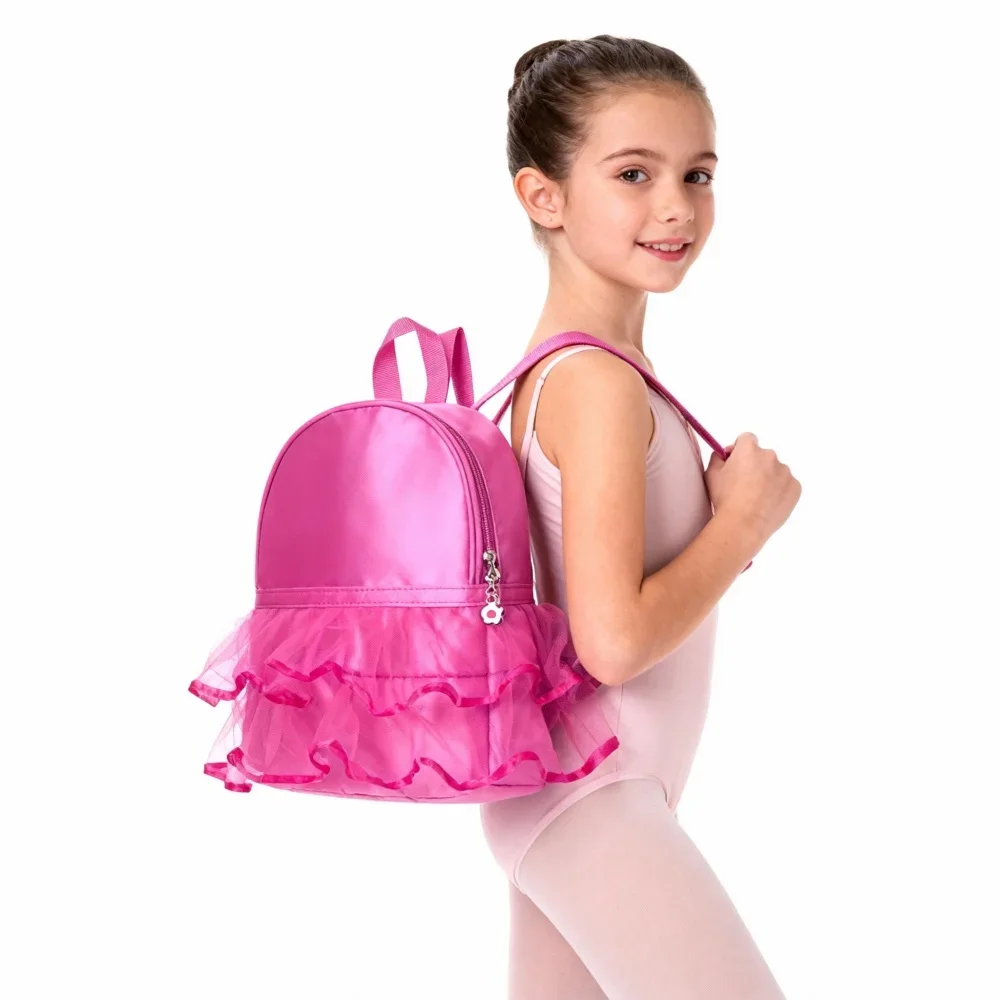 New Kids Backpack Pink Preschool Backpack Girls Ballet Dance Bags Baby School Knapsack Ballerina Dance Bag For Girls Dance