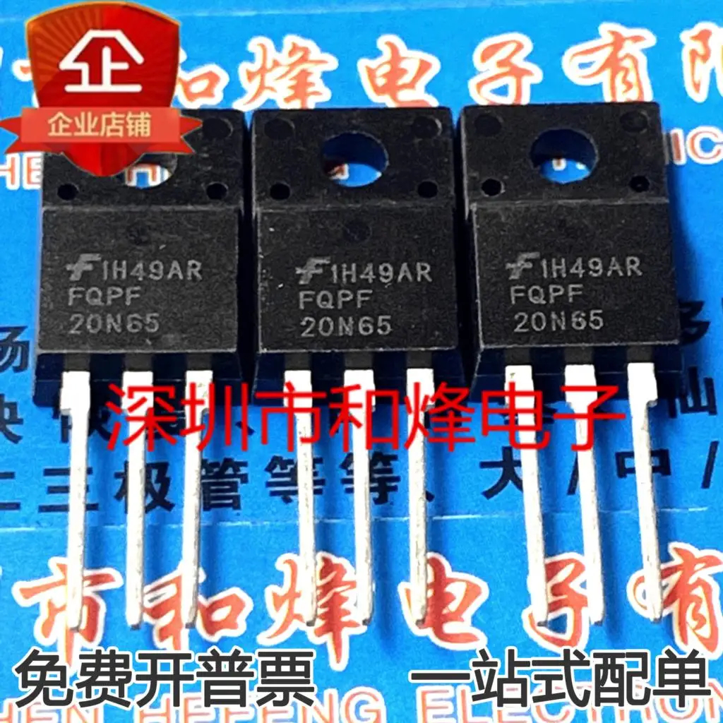 5PCS-10PCS FQPF20N65  TO220F   Transistor ON STOCK