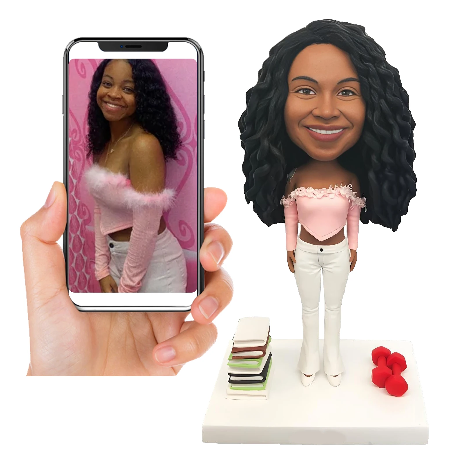 Cusotom Bobbleheads Based On Photo ,Gift Ideas For Men,Cake Topper,Gift For Husband,Personalized For Woman,Custom Bobbleheads