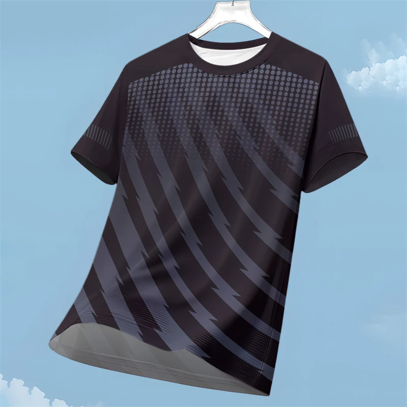 Simple Fashion Summer Sports T Shirts Loose Quick Dry Outdoor Fitness Short Sleeve 3D Printed T-shirts Casual Oversized Tees