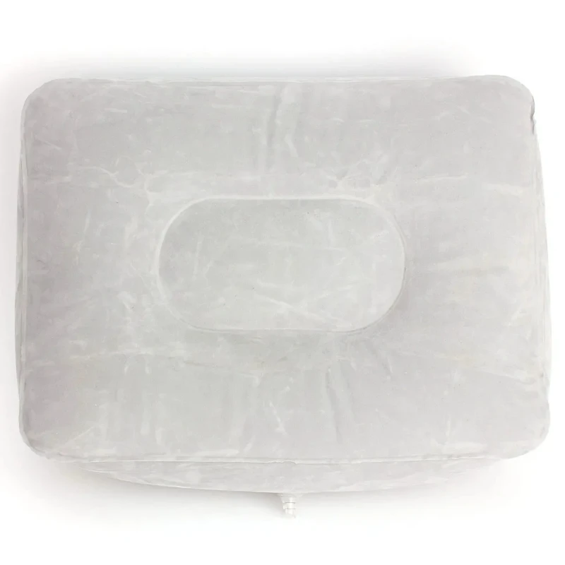 Portable Household Inflatable Footrest Pillow Travel Home Help Reduce DVT Risk Trips Flight Relax Air Cushion Leg Up Air Pillows