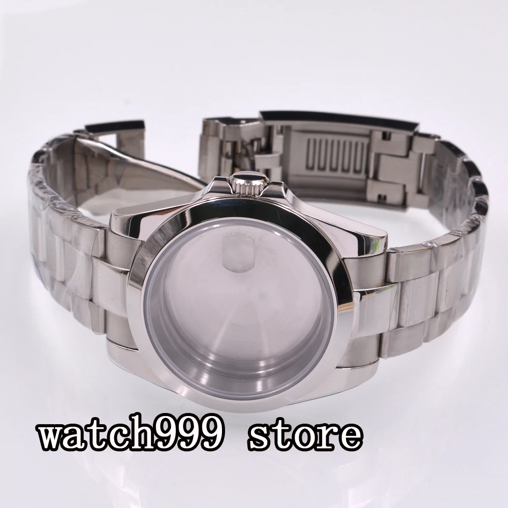 

New 39mm Watch Case Fit NH34 NH35 NH36 PT5000 ETA2824 2836 Miyota 8205 8215 ST2130 DG2813 3804 Movement Sapphire Glass