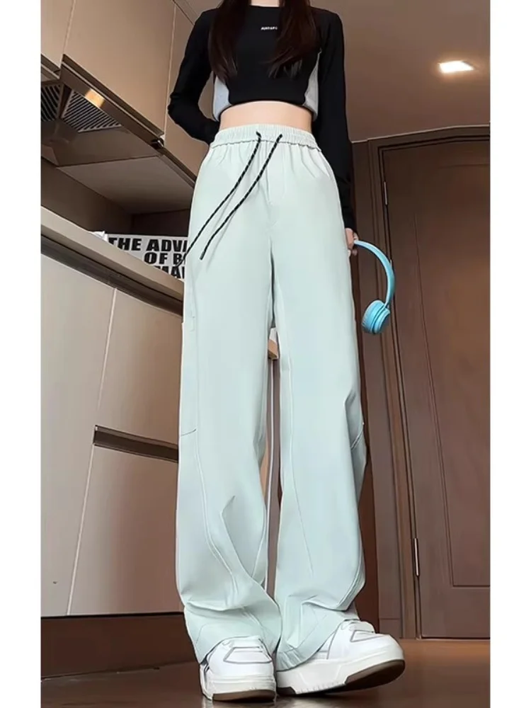 

Мужские прямые рабочие брюки, прочные, в американском уличном стиле, осенние, длинные, повседневные, модные, трендовые