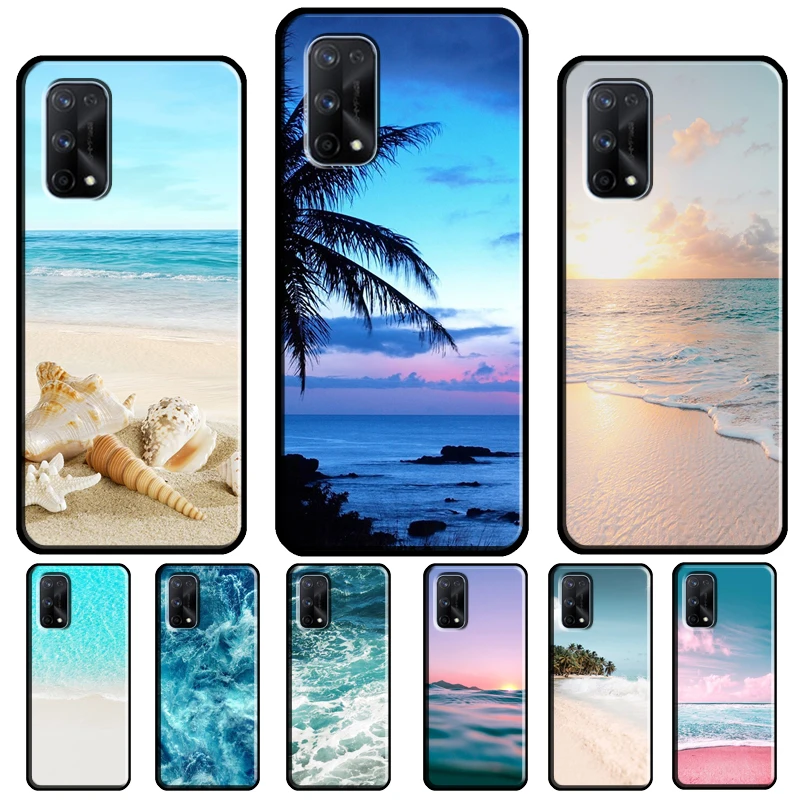 Summer Beach Ocean Waves For Realme 10 11 Pro Plus GT Neo 5 C55 C35 C33 C31 C30 C21Y OnePlus Nord CE 2 3 Lite Case