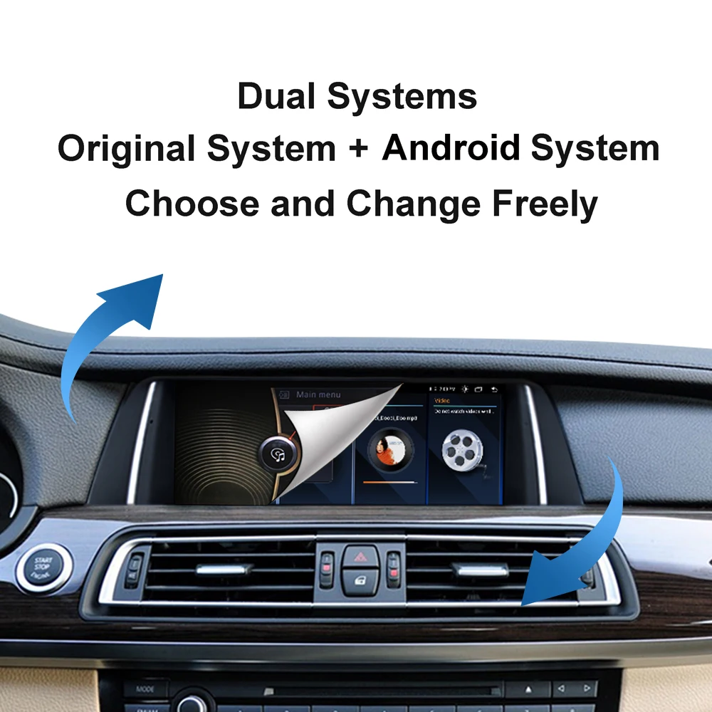 Android System 8.8 Inch Car Multimedia Navigation for BMW E70 E71 CCC System 2007-2009 Radio Screen