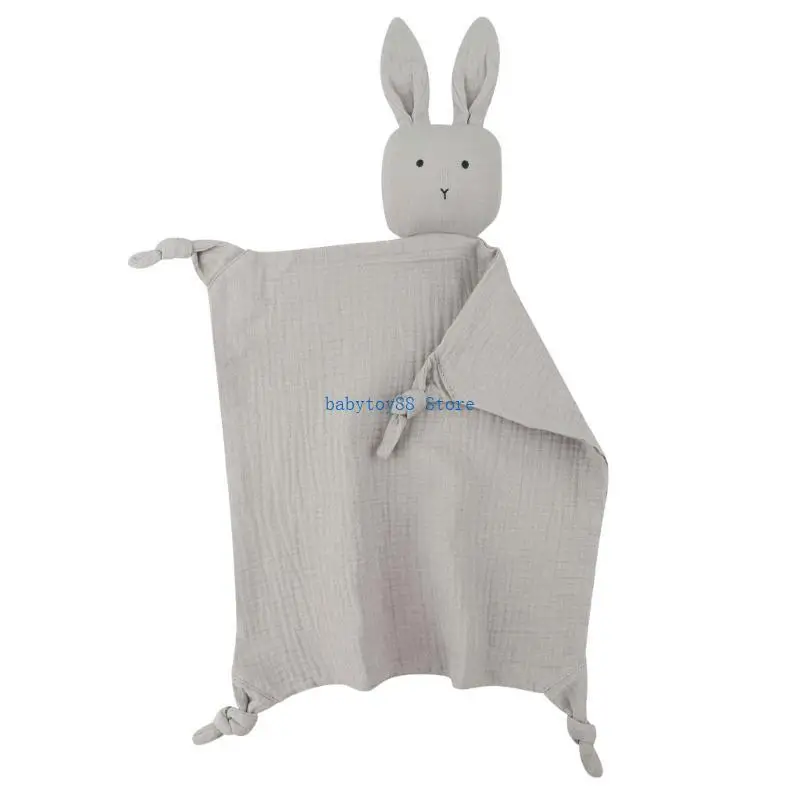 

Y4UD Soft Cotton Mini Comforter Blanket Newborn Baby Sleeping Dolls Appease Towel