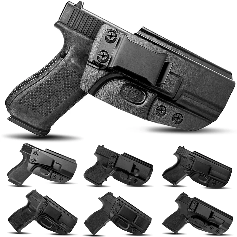 

IWB Gun Holster Concealed Carry Pistol Holster Kydex Right Hand Quickdraw Holster for Glock 17 19X 43X Taurus G2C Sig Sauer P365