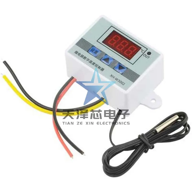 Xh-W3002 Microcomputer Digital Thermostat Temperature Control Switch Temperature Controller Digital Display 0.1 Accuracy