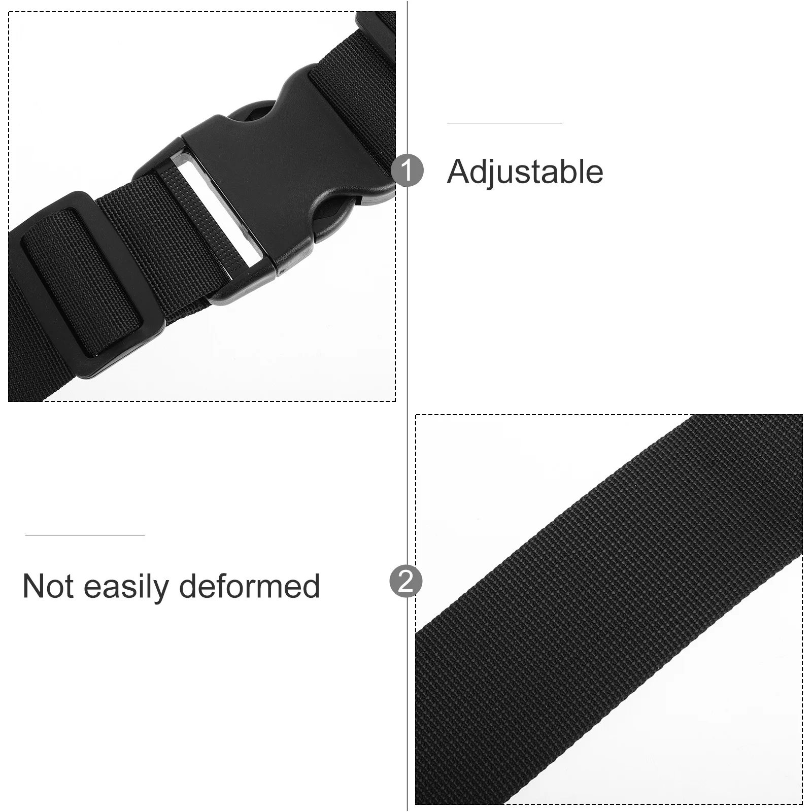 3 قطع من أشرطة بديلة لكرسي الأطفال العالي قابلة للتعديل لعربة الأطفال الرضع #4