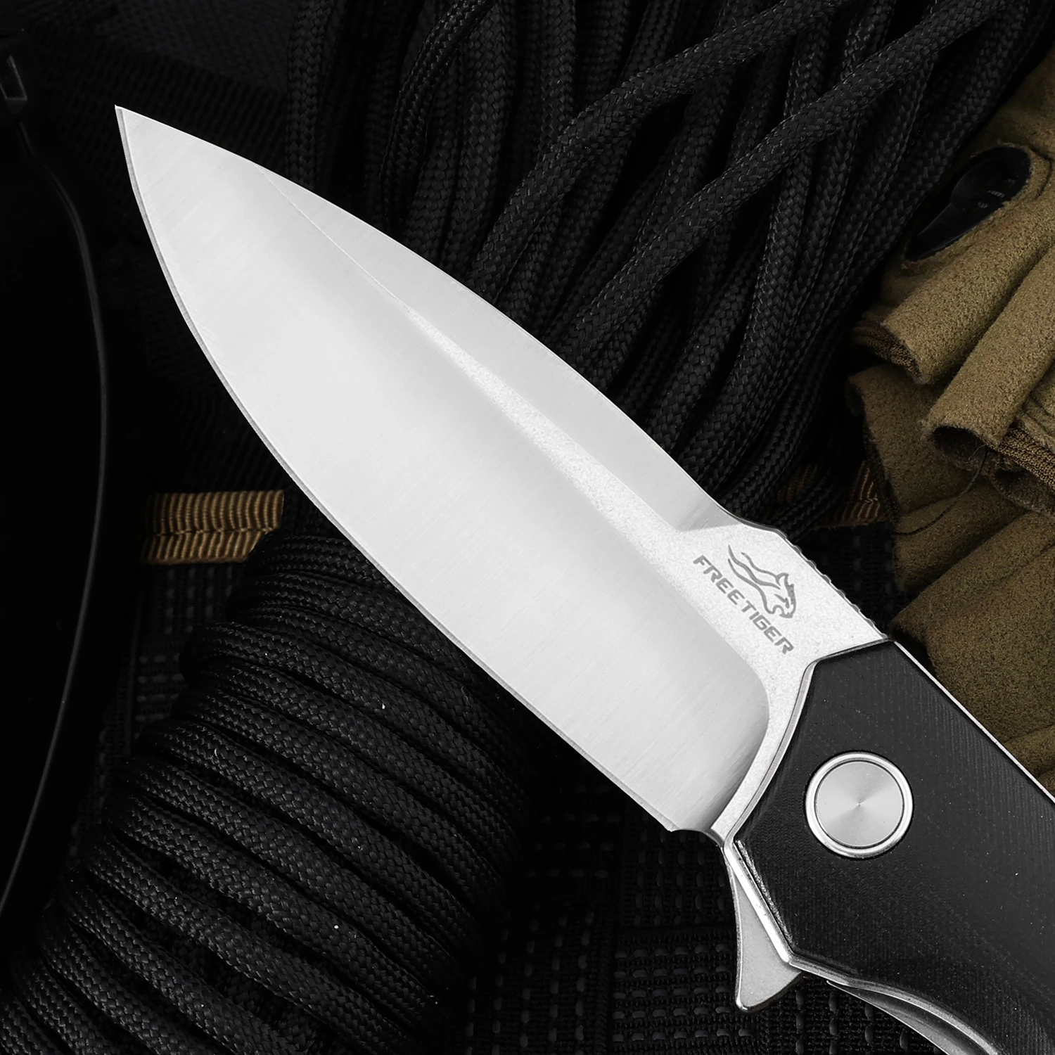 FREETIGER FT91 D2 Blade Folding Pocket Knife Outdoor Camping Survival Knives EDC Hand Tools for Box Cutter - view 2