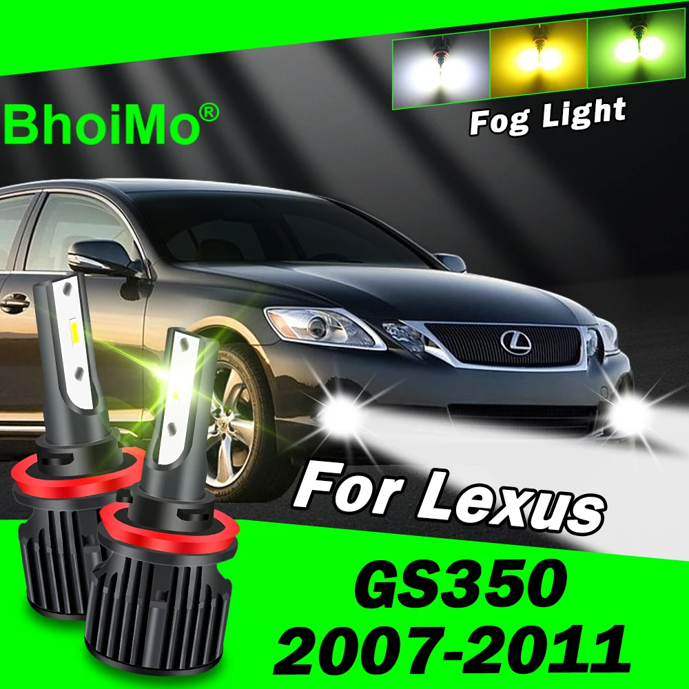 

BhoiMo Front Fog Light Lamp For Lexus GS350 2007 2011 Led Bulb 2008 2009 2010