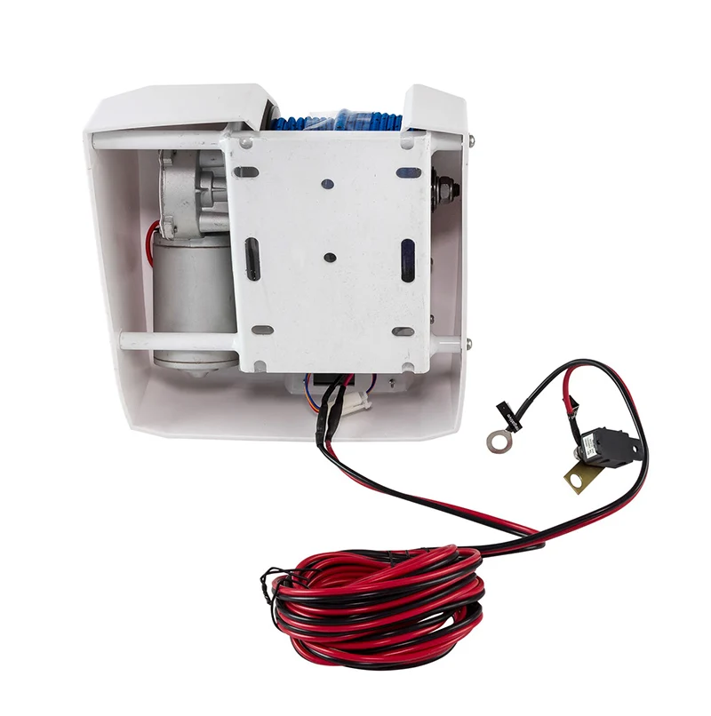 قارب كهربائي مرساة ونش المياه المالحة عائم مرساة ونش للقوارب الصغيرة مع مجموعة التحكم عن بعد اللاسلكية 25 رطلاً #4