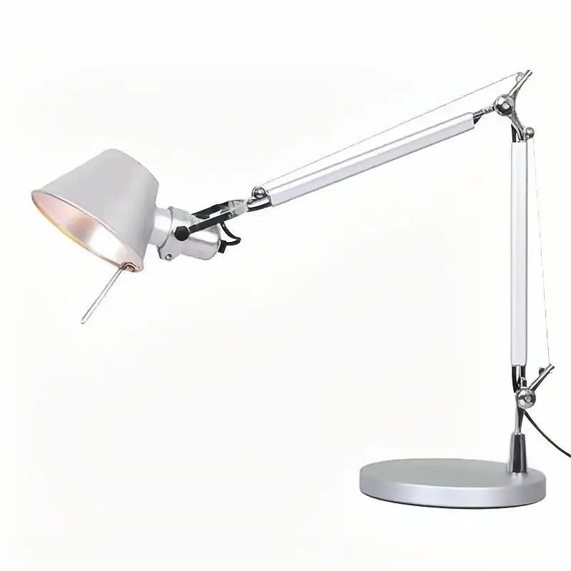 Imagem -06 - Personalidade Nórdica Criativa Folding Table Lamp Trabalho de Escritório Bedside Desk Reading Telescopic Rocker Arm Long Arm Table Light