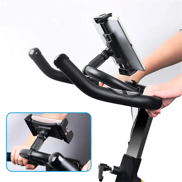 Bike Tablet Holder Bicycle Car Phone Tablet Mount for Indoor Gym Exercise for iPad Air Pro Mini Xiaomi Huawei 4.5 to 13 Tabs
