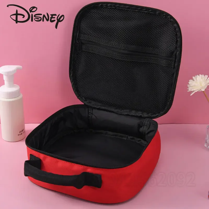 Disney New Mickey Fashion Women\'s Cosmetic Bag Large Capacity Portable Cosmetic BagOrganizer High Quality Cute Cosmetic Box