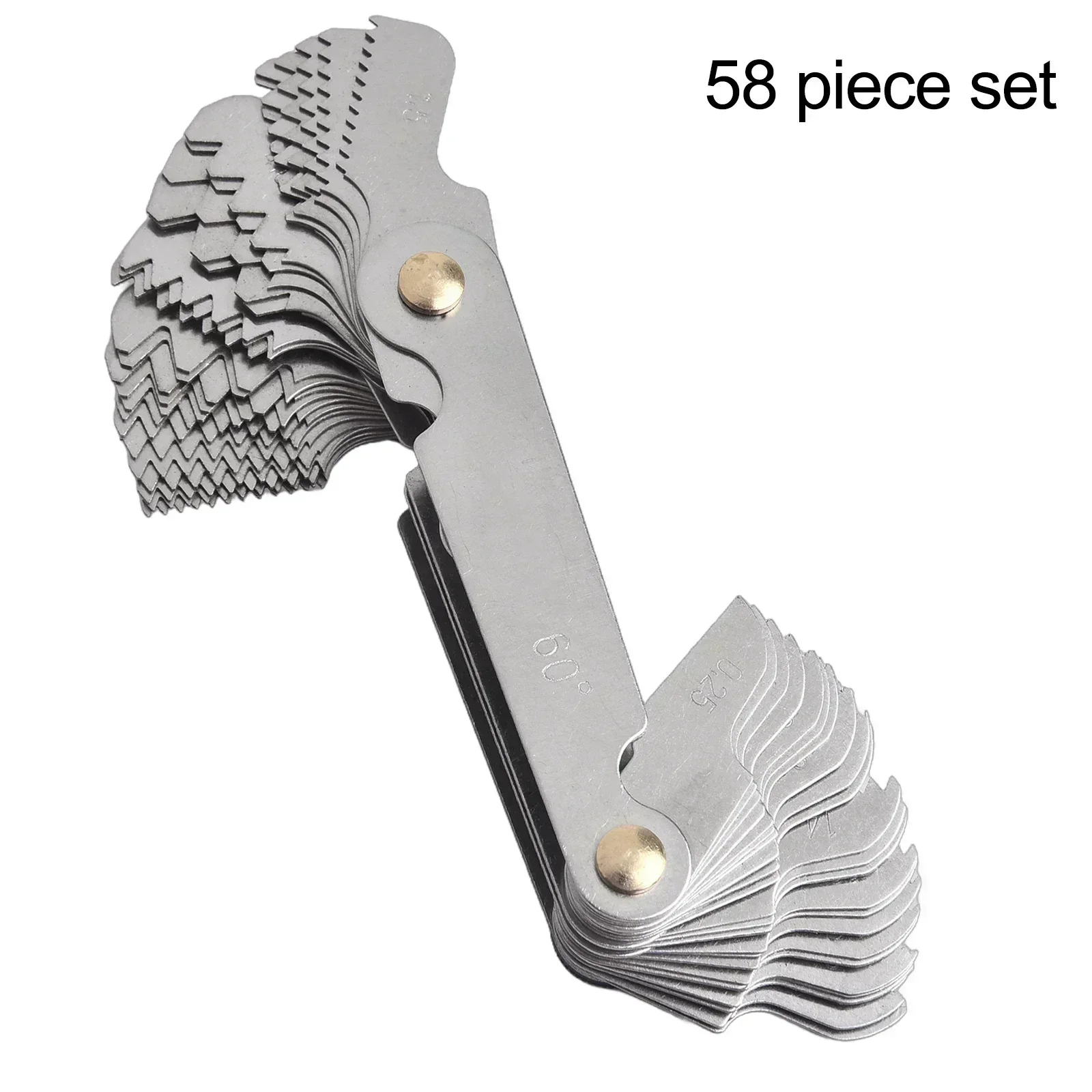 Practical Thread Gauge Tooth Gauge Template Gauge Notch Design Tool UK 55° Labor-saving Metric 60° Electroplating