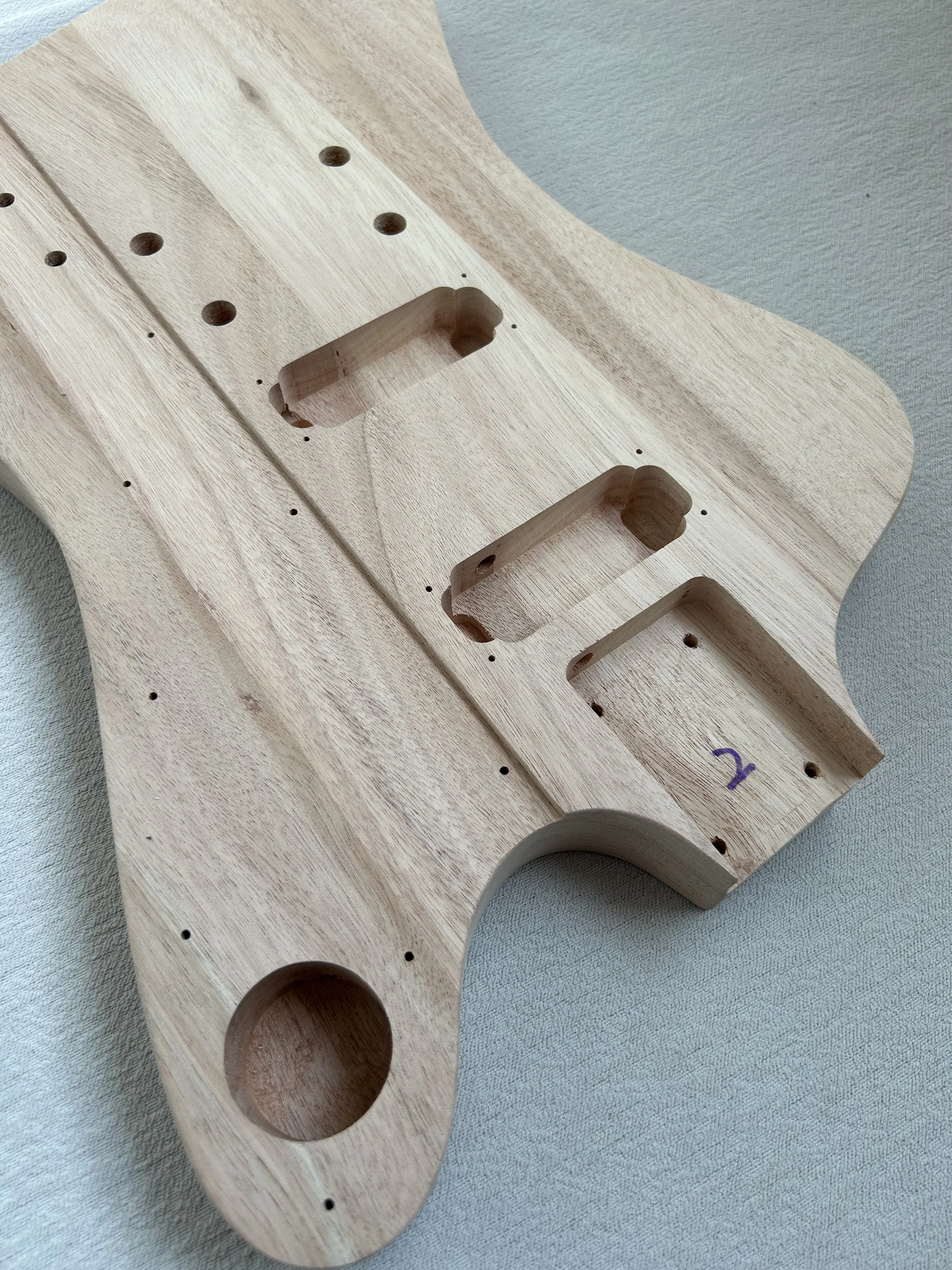 DIY Electric Guitar Kit For Firebird Style Mahogany Body&Neck Rosewood Fingerboard 6String