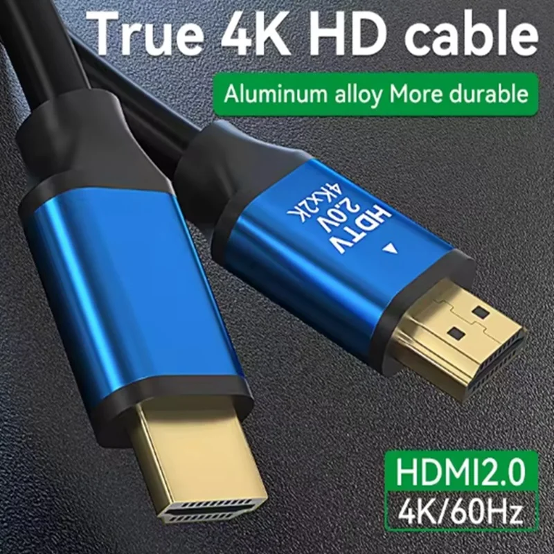 HDMI-совместимый кабель 1,5 м, 3 м, 4K, 60 Гц, 2,0 для ноутбуков Xbox PS5, PS4, HDMI-совместимый разветвитель, цифровой кабель, шнур