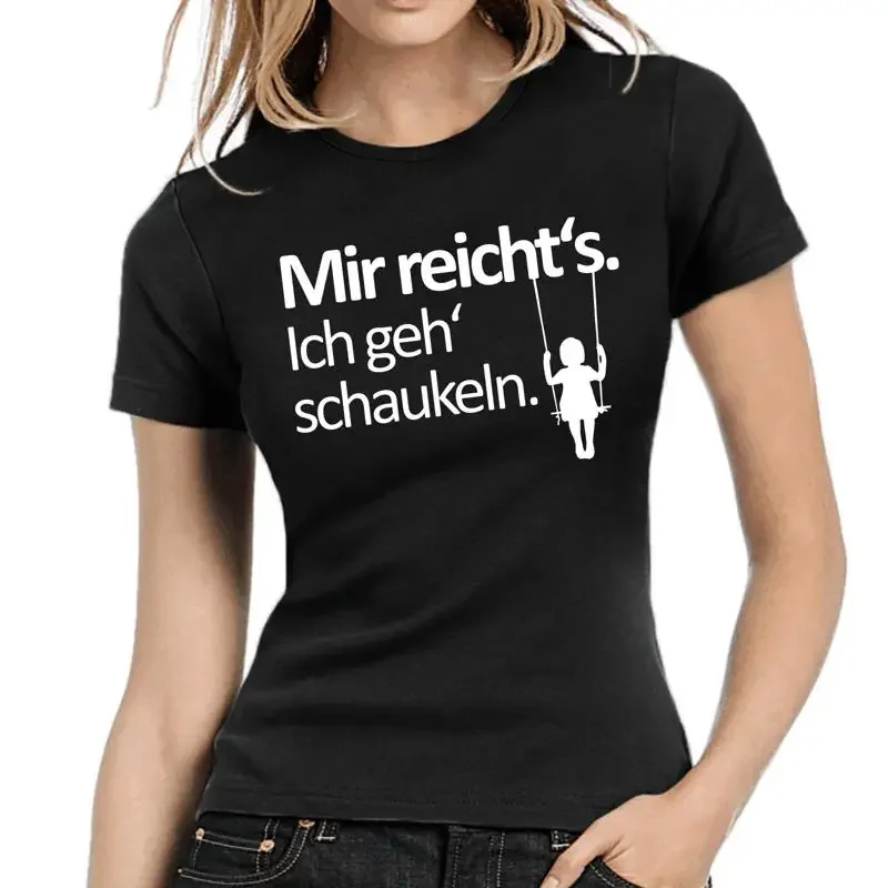 Mir Reichts Ich Geh Rock Pretensions Comedy Fun Women Women Girlie T shirt
