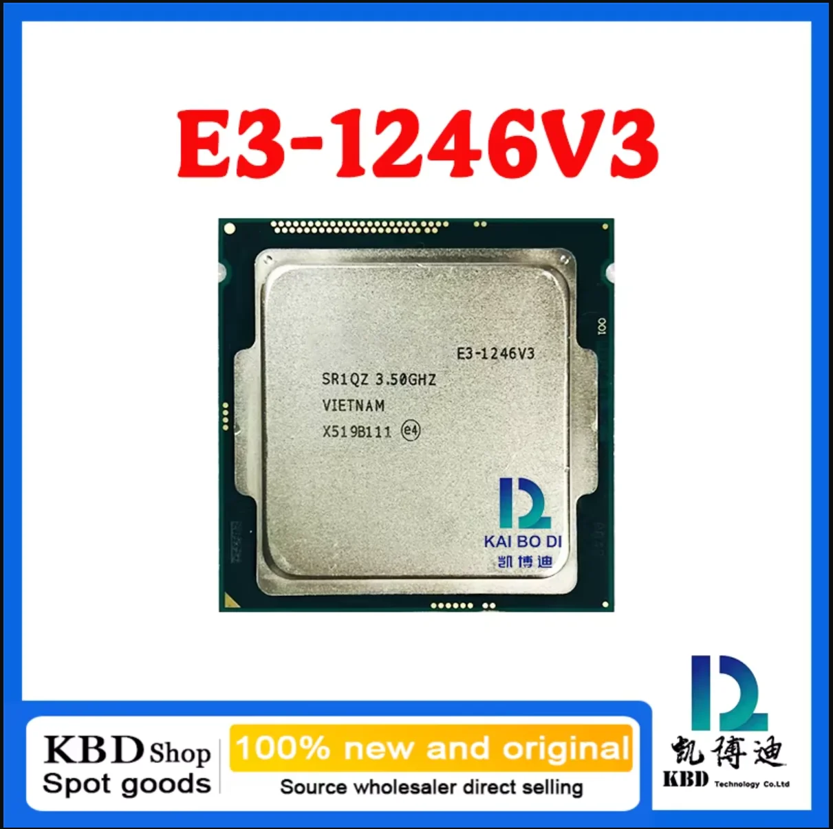 E3-1245V3 / 1246V3  100%NEW and ORIGINAL CPU Central Processor Unit