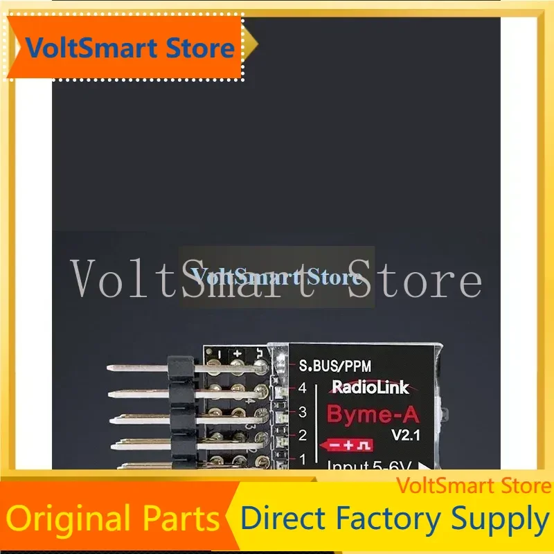 VoltSRadiolink Byme A/D RC Fixed-Wing Flight Controller, Gyro Stabilization, Supports 3D Hover, Delta Wing, SU27 & Paper Airplan
