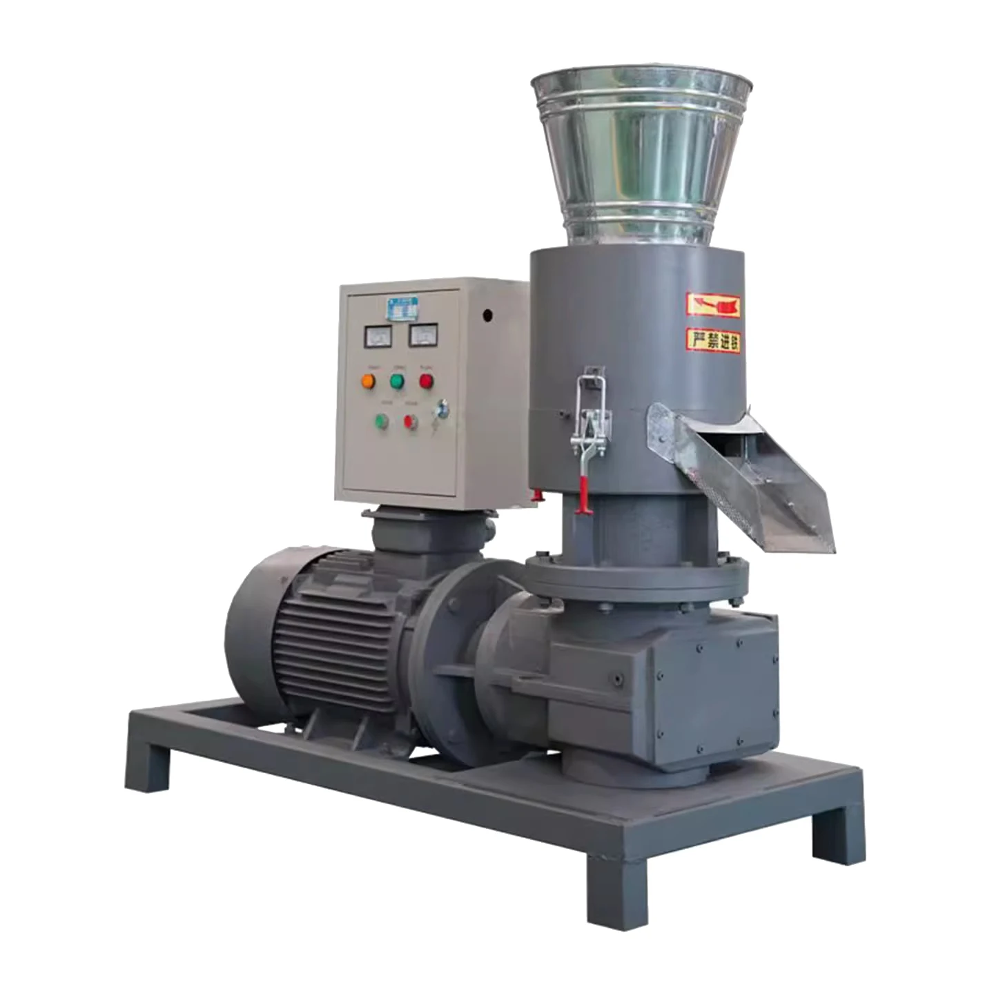 Máquina de producción de combustible de pellets de biomasa pequeña, compresor de granulación de paja, fertilizante de vaca, aserrín, máquina de pellets de madera