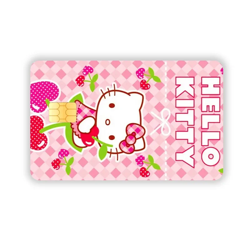 Debit Bank Charge Card Folia ochronna Cartoon Credit Card Skin Naklejki Wodoodporna naklejka Dekoracja Sanrio