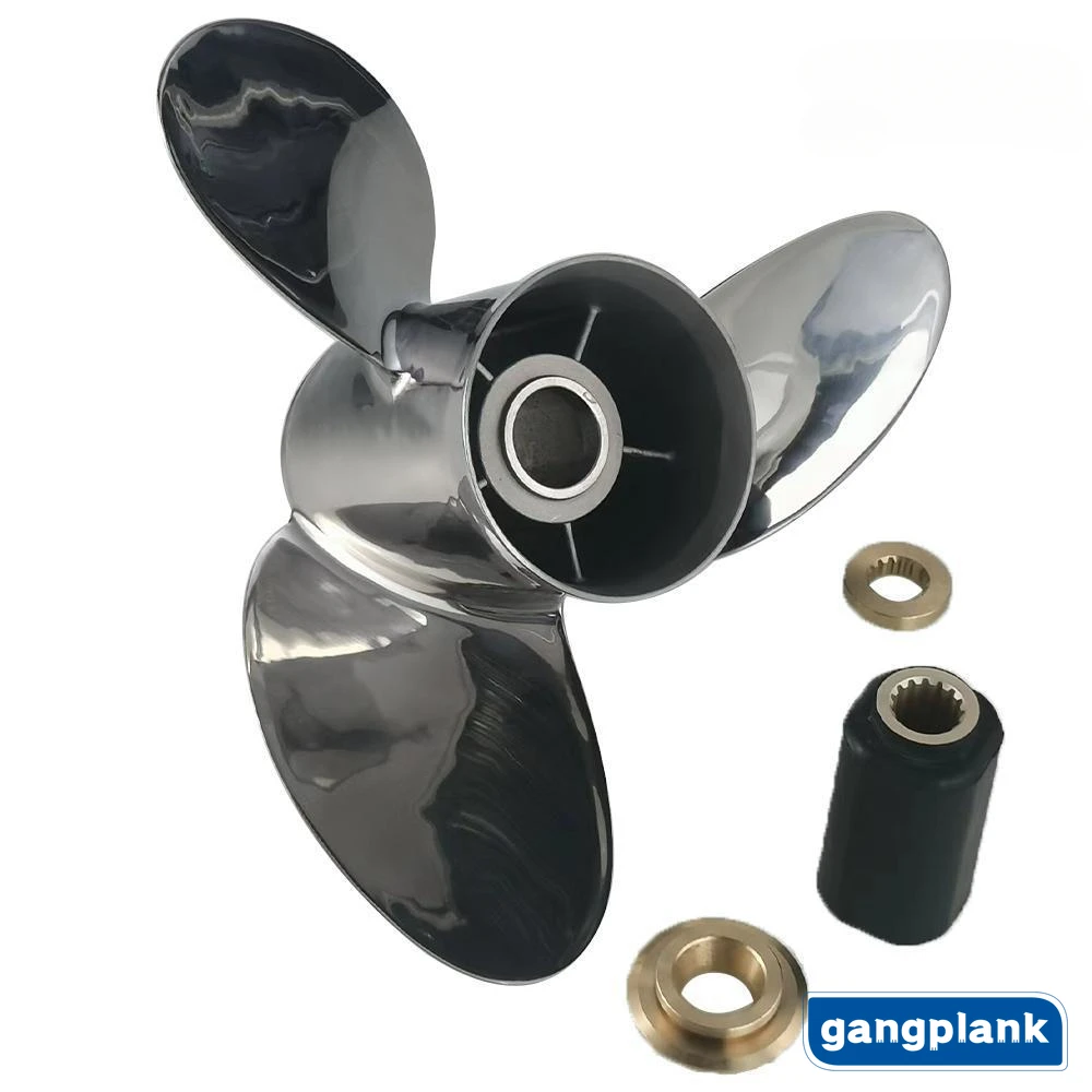 Outboard Engine Stainless Steel Propeller for Honda 115-250HP 15 Tooth 15X15 14 1/4X17 15 1/2X17 14X19 15 1/4X19 15X21