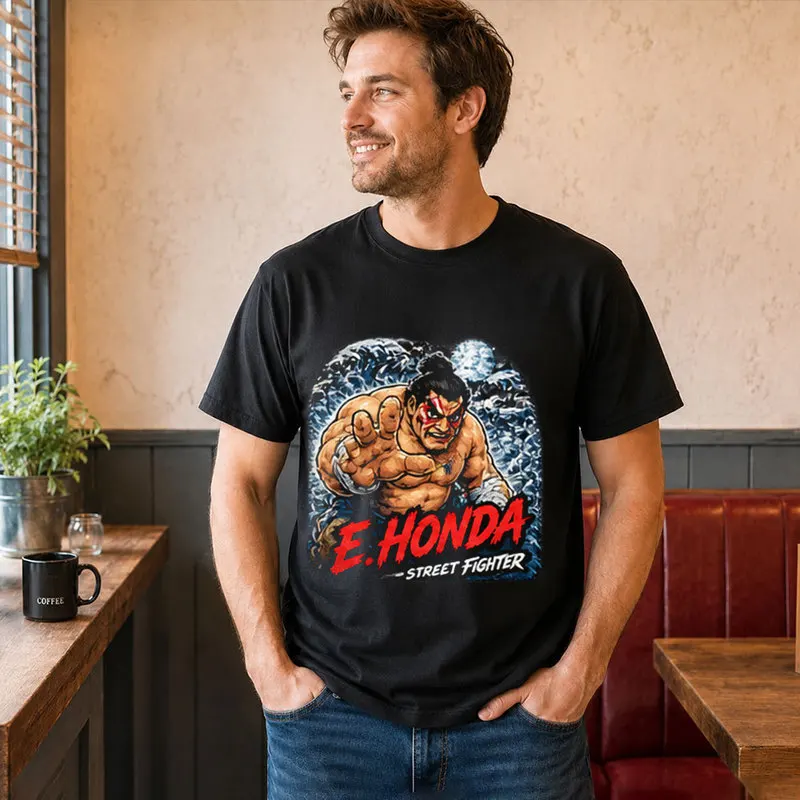 Street Fighter Graphic T-shitr Gift for Gamer Retro Arcade Fighting Game Classic Tee 0813 Hadouken World Warriors Unisex Top