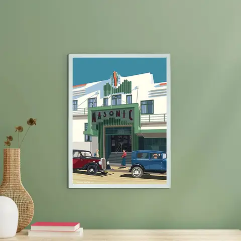 Toile d'hyena mignonne sans cadre, Art mural, décor de faune africaine, imprimé d'animaux Safari, décoration de maison, cadeau, décor de salle de pépinière