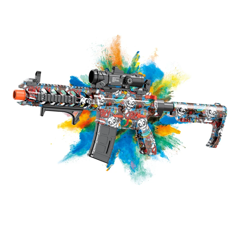 M416 Gun Toy Outdoor Elektrische Blaster Schieten Sport Gel Bullet Shoot Zomer Waterbal Speelgoed Voor Interactief Ouder-kind Spel