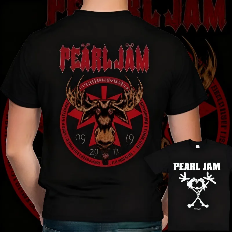 

Лето 2025 г., мужская футболка Cool Alive Pearls Jam из 100% хлопка с принтом, музыкальная группа, одежда в стиле хэви-метал, топы с круглым вырезом, идея подарка, топ