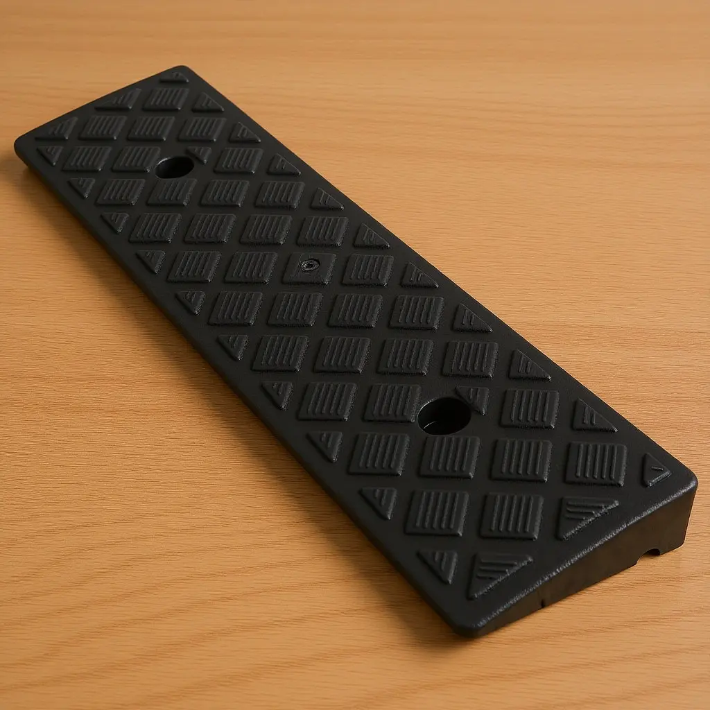 

Portable Plastic Curb Ramp for Cars Trucks Suvs Wheelchairs Easy Threshold Transition on Driveways Loading Docks Sidewalks