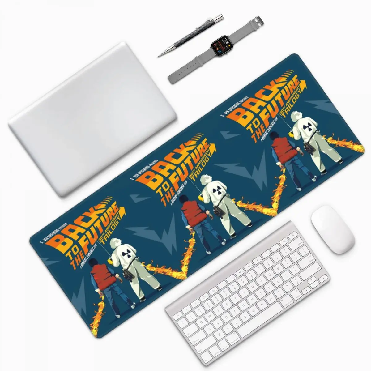 Back To The Future Large Mouse Pad Computer Keyboard Mouse Mat Gamer PC Laptop Desk Mat Office Accessories Table Mats