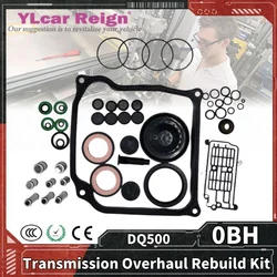 0BH DQ500 DSG Automatic Transmission Gearbox Overhaul Kit Rebuild Repair Seals Gasket O-rings fork Piston for AUDI VW SKODA Golf