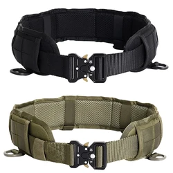 Men's Outdoor Hunting Tactical Belt Multi-Function Buckle Nylon Belt High Quality Outdoors Sport Canvas Belt