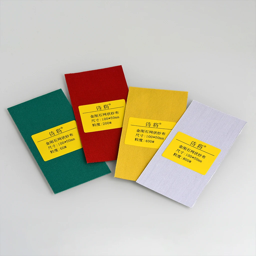 Electroplated Diamond Sanding Cloth Sheet Polishing Sandpaper Abrasive 10*100mm Wet Dry Use Hand Grinding Polishing Tools