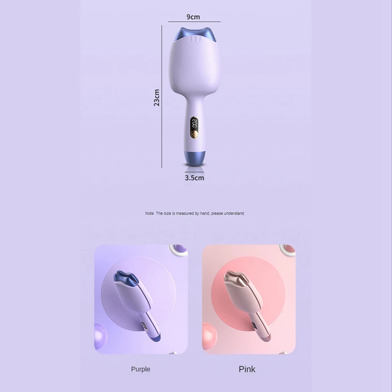 Automatic Electric Hair Curler 32Mm Egg Curling Iron Water Ripple Styling Tools Lazy Man With Hair Curler US Plug