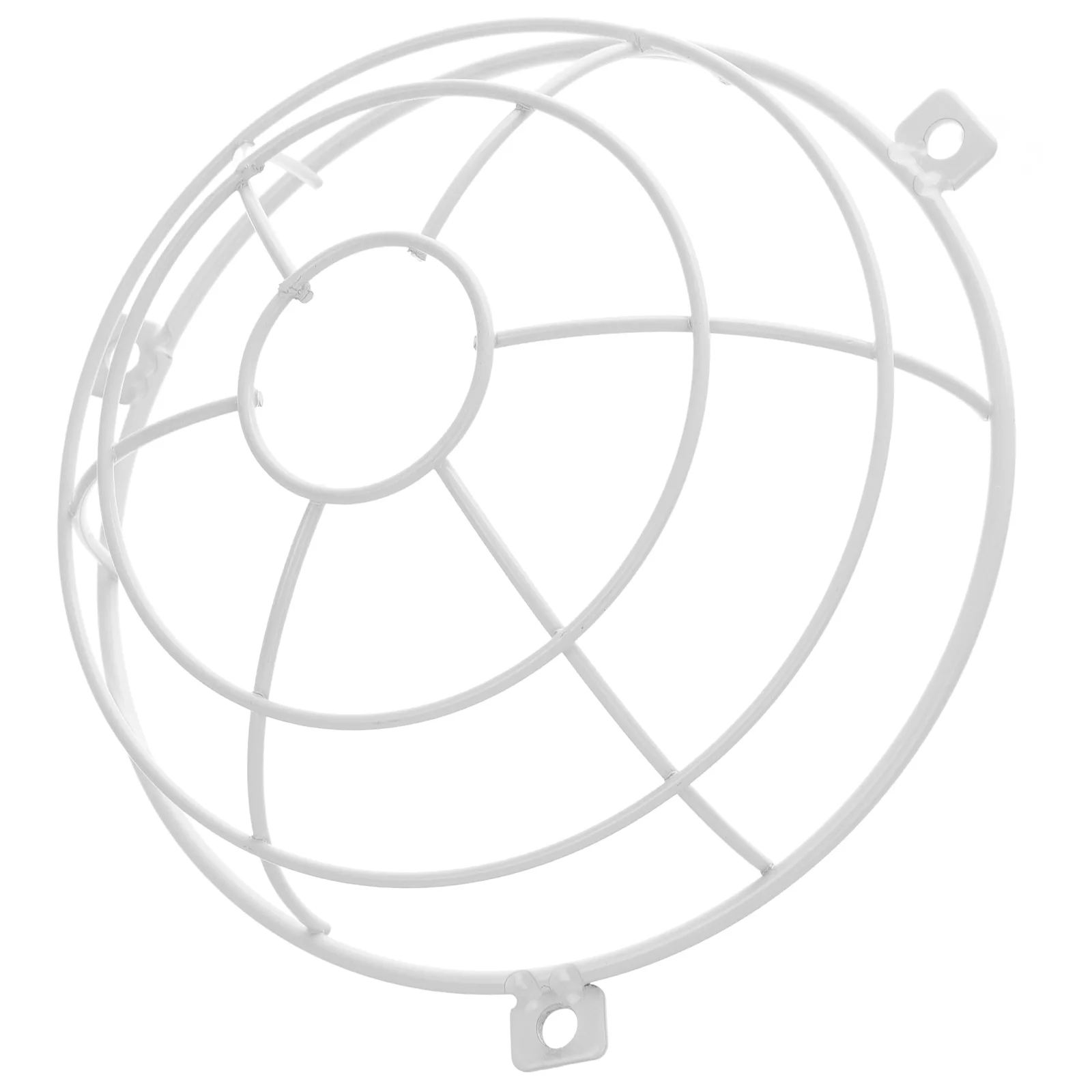 

Explosion Proof Lamp Shade Frame Iron DIY Lampshade Guard Sturdy Metal Ceiling Light Frame Decorative Lamp Holder for DIY Table