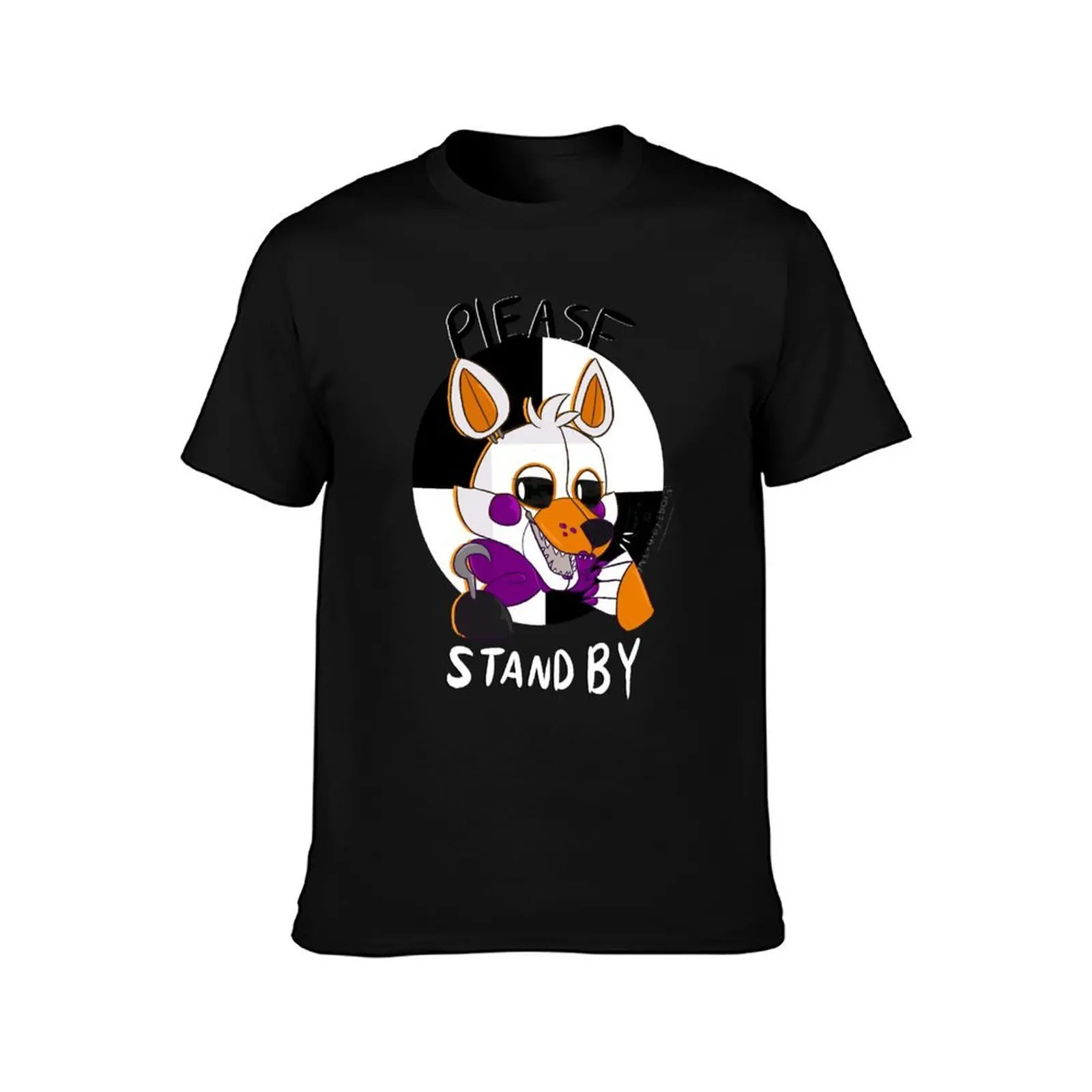 Decisive Rise For Survival Try Please Standby - Lolbit Gift For T-Shirt Worker Basic Short Sleeve Tee T-Shirt