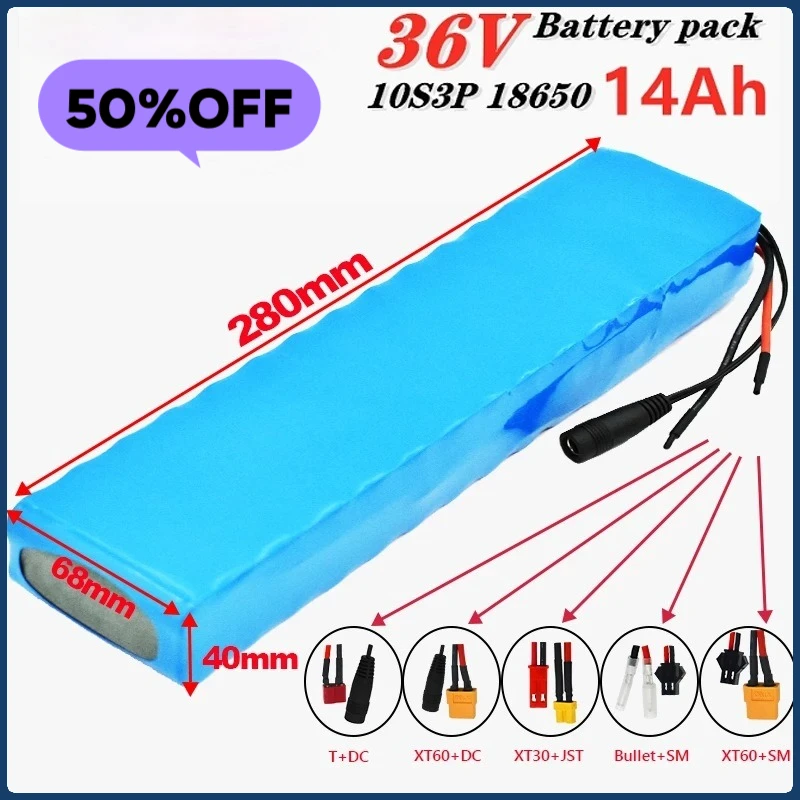 

10S3P 36V 15ah Battery Pack 21700 Lithium-ion Battery 500W for High-power Motorcycles and Scooters