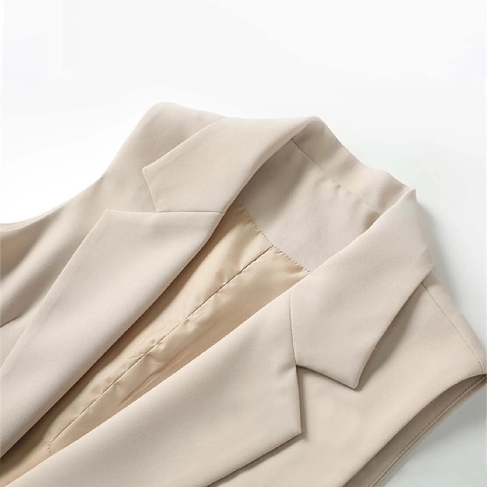 Blazer Rayé à Bouton Unique pour Femme, Nouvelle Mode Coréenne, Gilet Slim, 2024