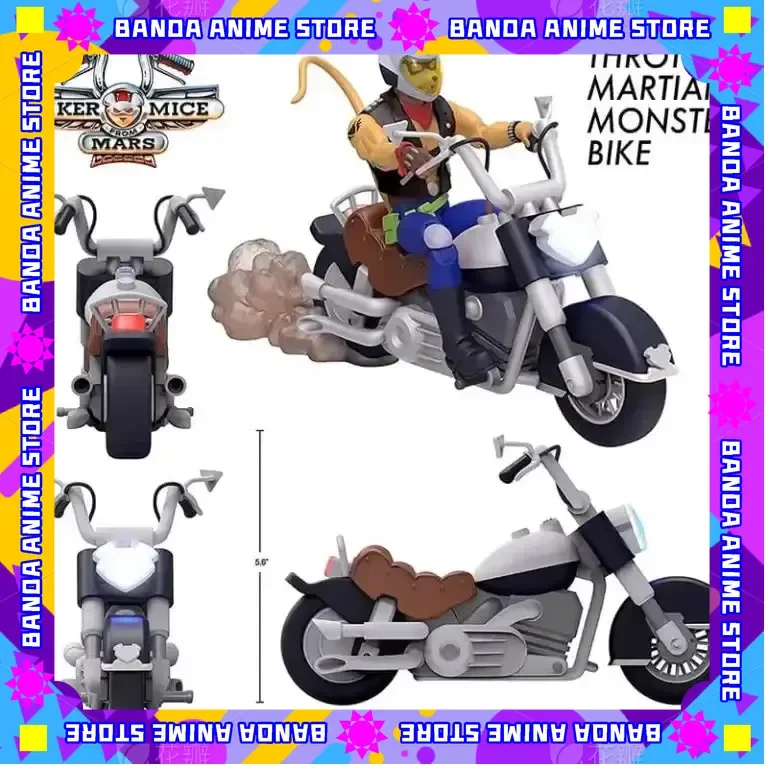 

NACELLE 1/12 Protagonist Three Brothers Nacelle Biker Mice From Mars Knight Motorcycle Props for 6in Action Figure Body