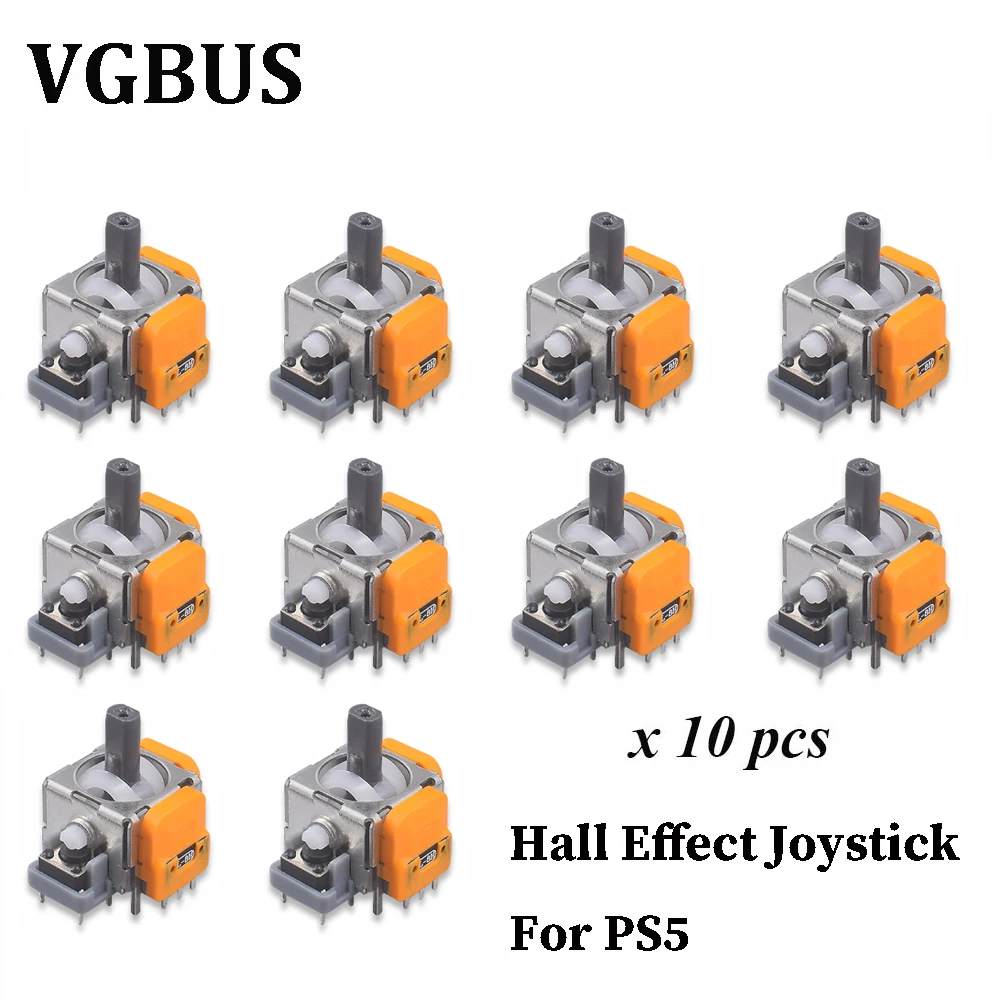 10Pc Set 3D Analog Stick Sensor Potentiometer Module Hall Effect Rocker Joystick for Ps4 Ps5 Xbox One Switch Pro Controller