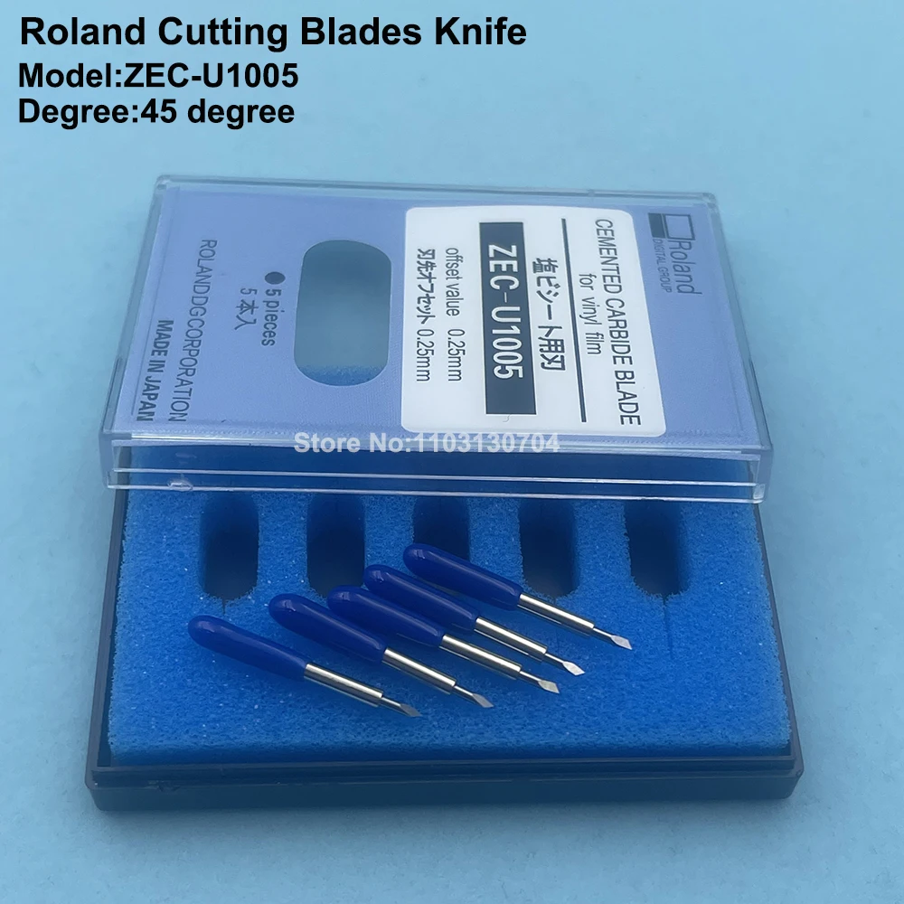 5PCS Cutter Roland Cemented Carbide Blade for Roland XC540 SP300V VP540 VS640 BN20 LEJ640 SC500 VS540 BN20 45Degree Knife Blade