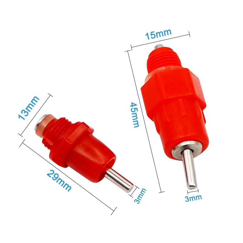10/15/20/50 Pcs Huhn Tränke Nippel Trinker Wachtel Taube Tränke Nippel Automatische Wasser Frühling Typ Geflügel landwirtschaft Liefert – Detail 3